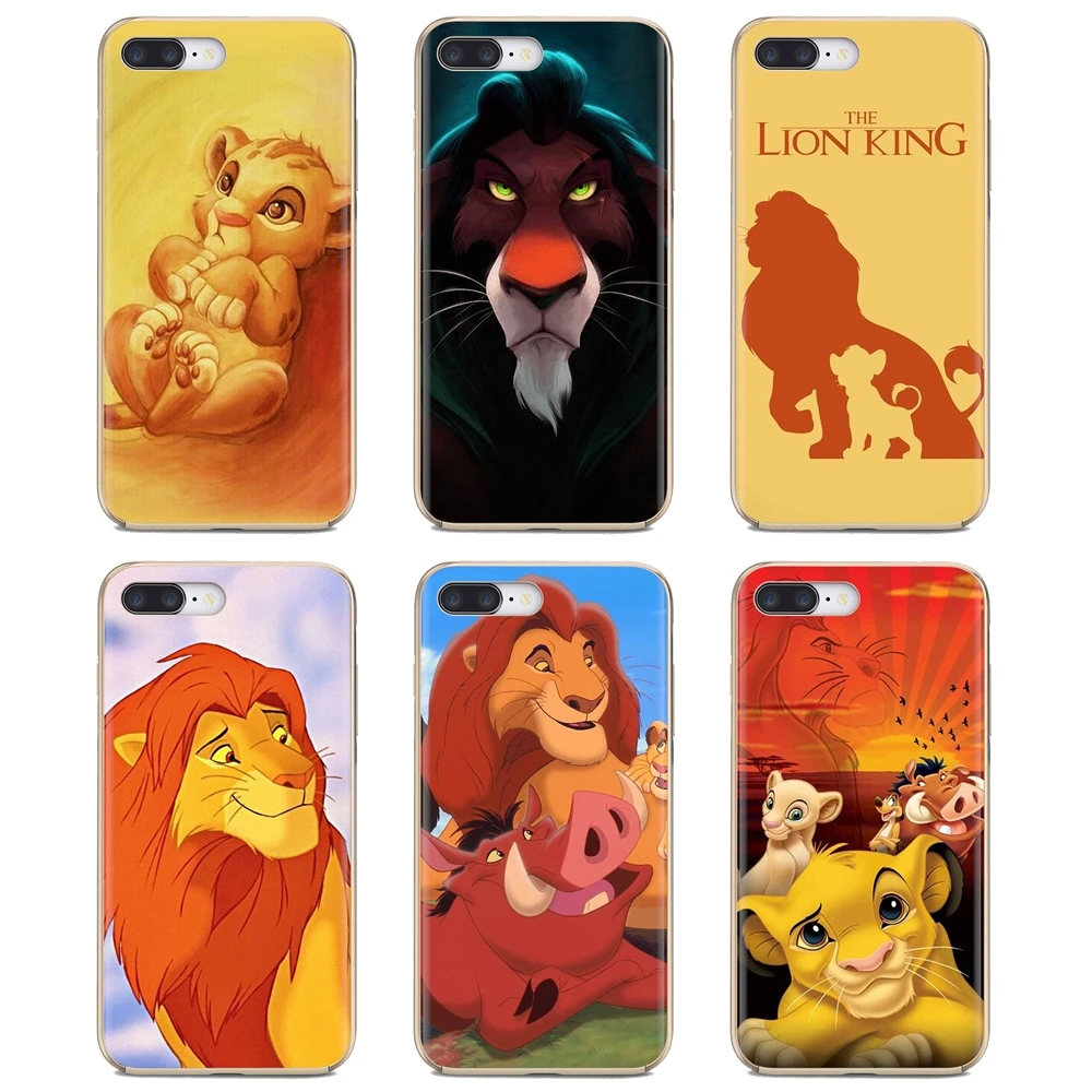Силиконовый чехол с принтом &quotКороль Лев&quot &quotGrumpy&quot &quotSimba&quot Чехол для телефона