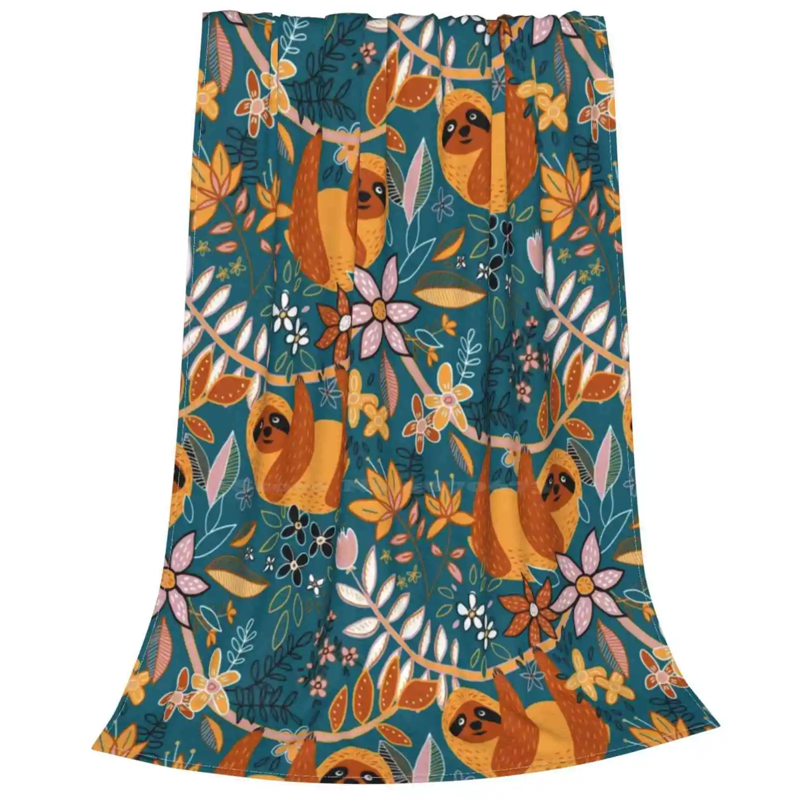 Счастливый Бохо Ленивец цветочный для фото кемпинг автомобиль самолет