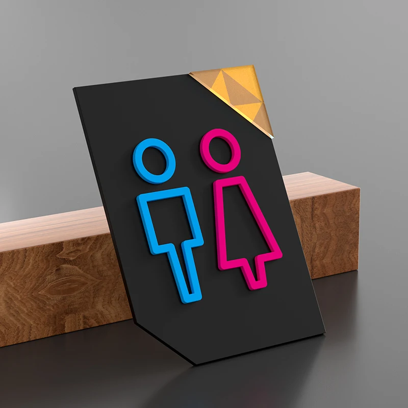 

Настенная табличка для туалета из акрила