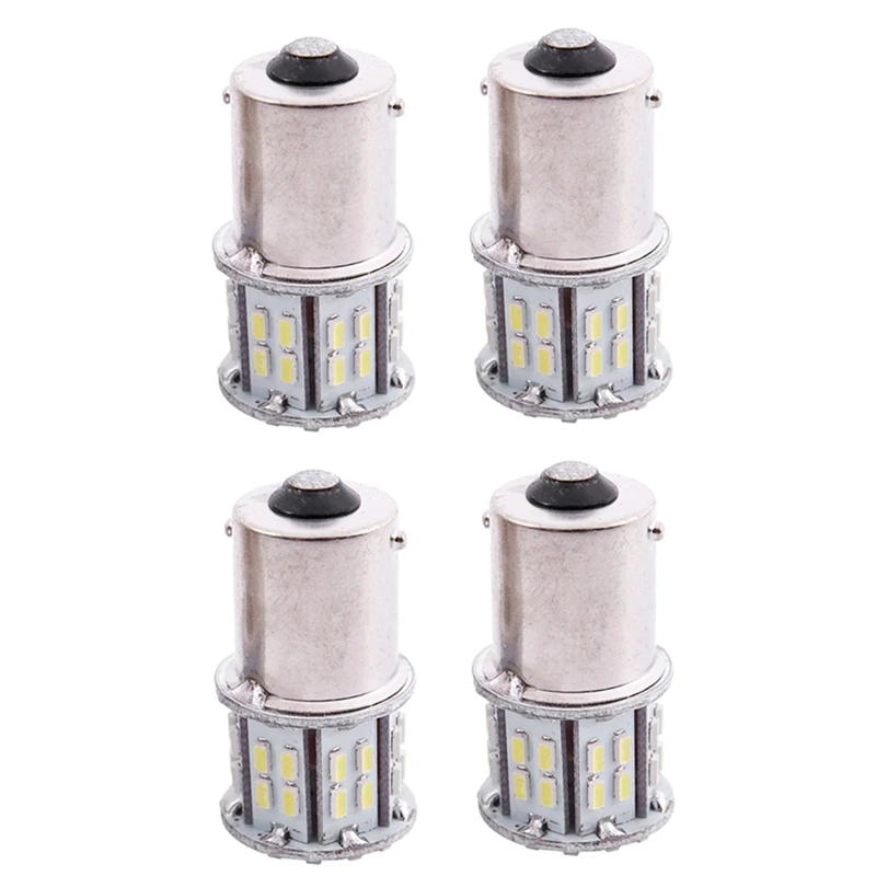 

4X 1156 BA15S 382 P21W White 50 SMD LED Car Tail Turn Signal Reverse Light Bulbs
