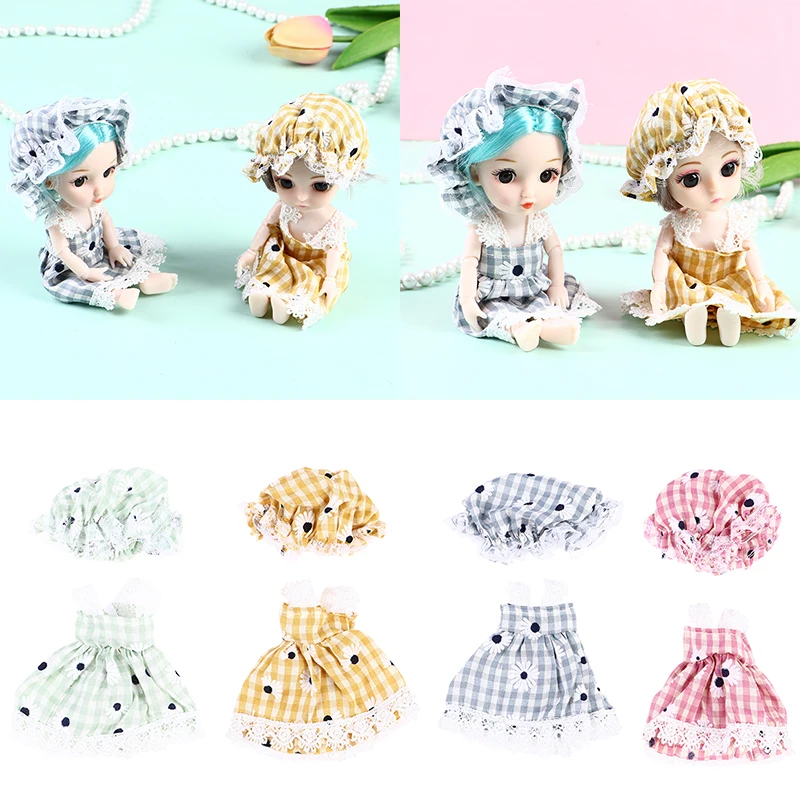 

Fashion 16cm BJD Doll Universal Clothes Accessories Doll Princess Dress Set 16cm Doll Clothes Accessories Girls Kids Toy