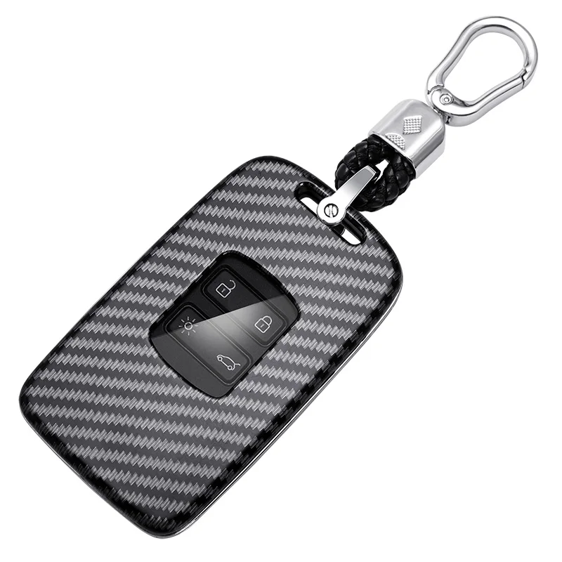 

Carbon Fiber Remote Car Key Case for Renault Megane Koleos Kadjar Talisman Espace Captur Clio Fob 2016-2020 Car Key Cover
