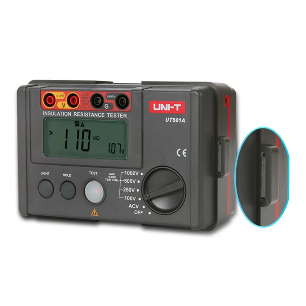 

Insulation Resistance Tester Meter UT501A Megger Earth Ground Resistance Voltage Tester Megohmmeter Voltmeter