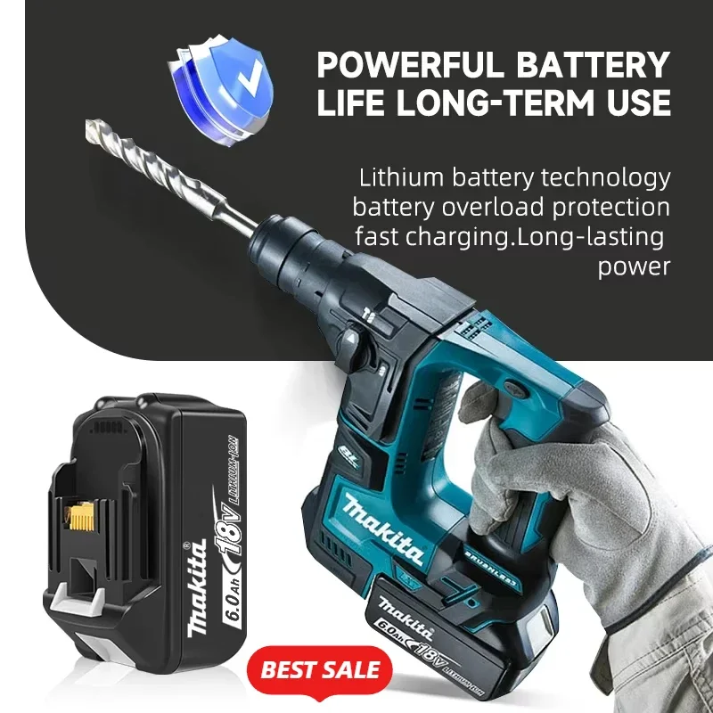 Аккумуляторная батарея для электроинструментов Makita 18 В 6000 Ач