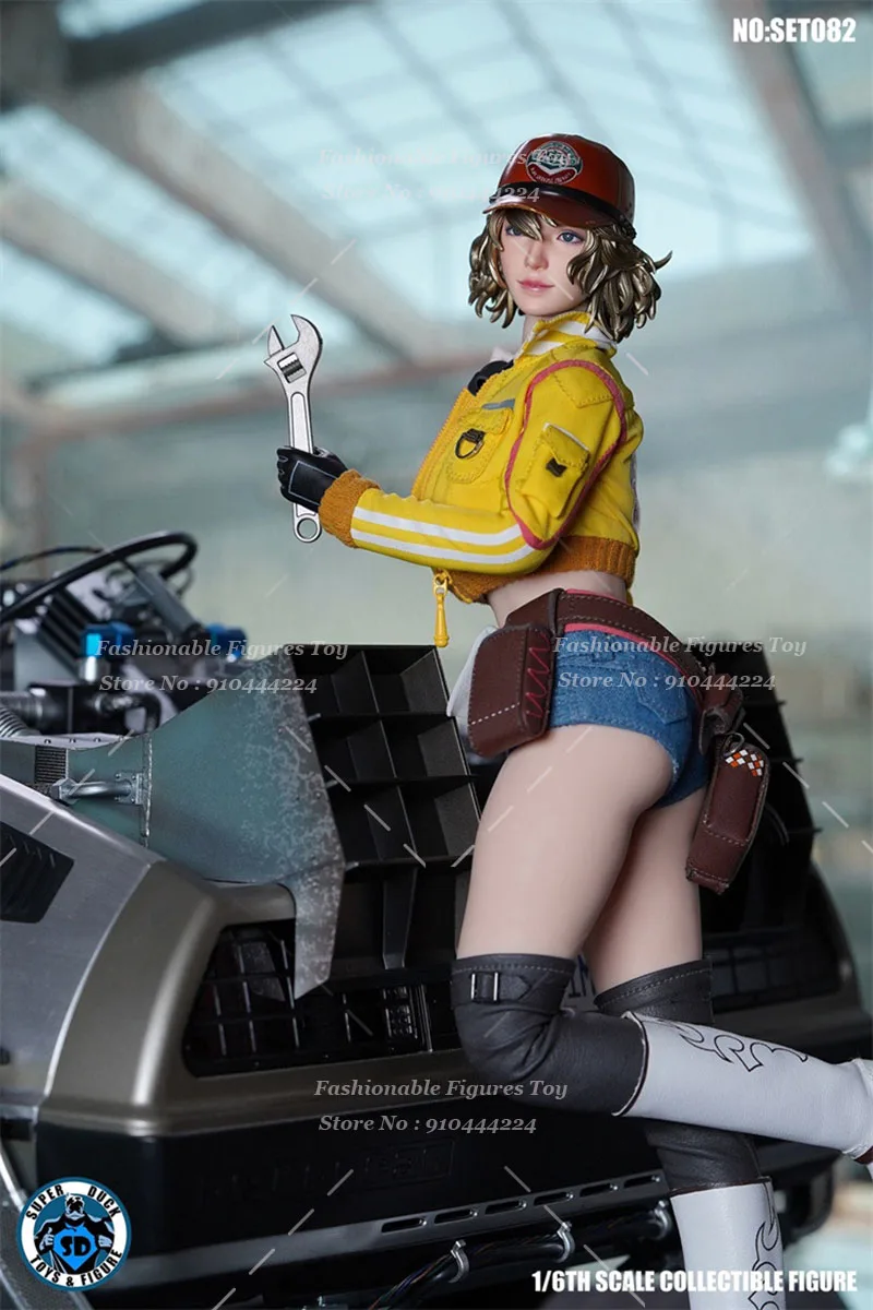 SUPER DUCK SET082 1/6 Женский солдат Синди Голова Скульптура Косплей Техник Костюм Одежда