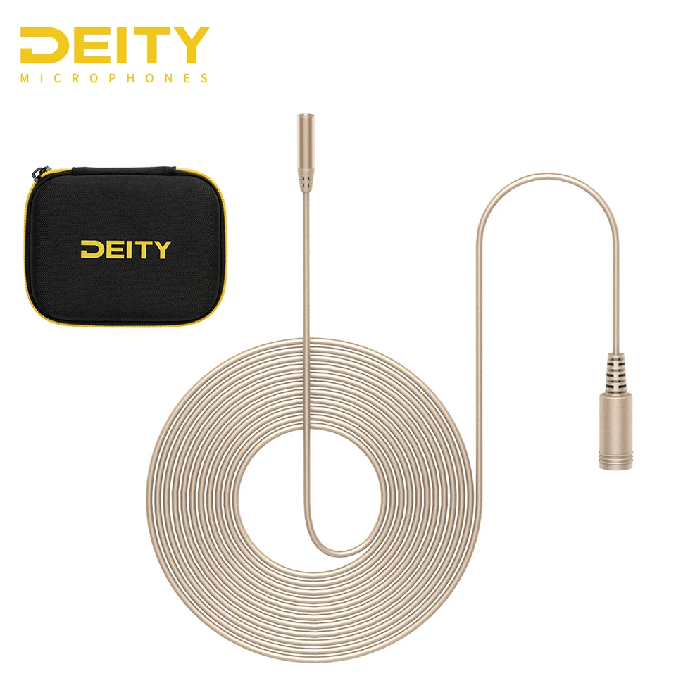 

Deity W.lav Pro IP57 Waterproof 4mm 1.8m Professional Lavalier Condenser 83dB in Diameter Microphone for Smartphone