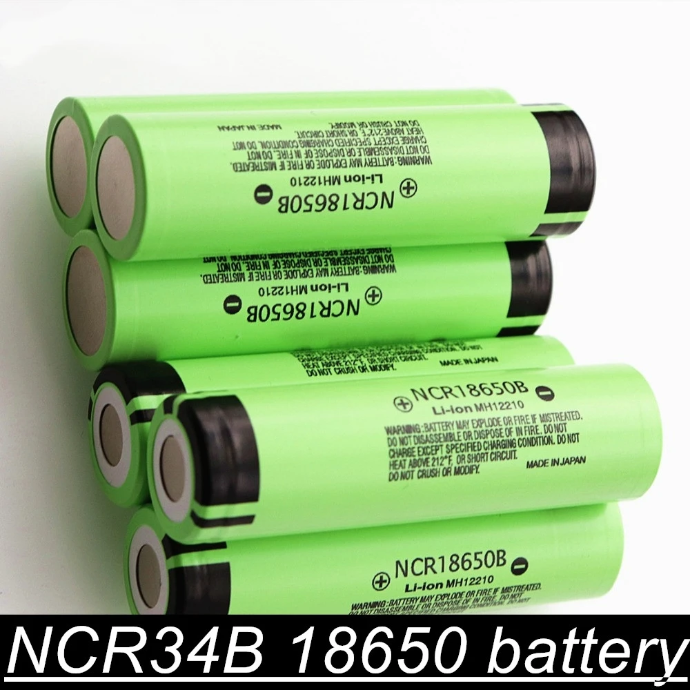 Литий-ионная аккумуляторная батарея Aleaivy для Panasonic NCR18650B 3 7 в 3400 мАч 18650 |