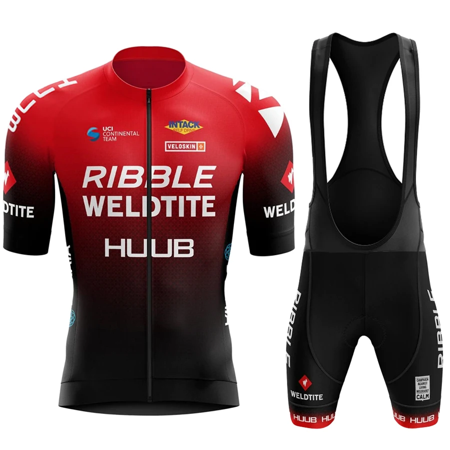

2023 new cycling jersey set men's Ribble Weldtite cycling clothing Bicycle bib shorts Bike Clothes Mtb Maillot Ropa Ciclismo