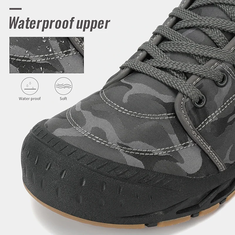 Зимняя мужская обувь зимние сапоги высокие удобные короткие плюшевые подкладки