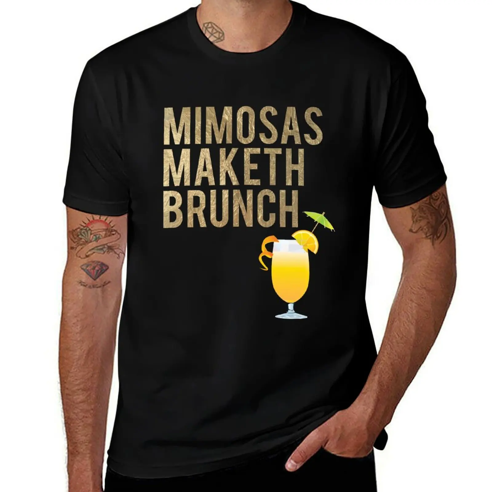 Футболка Mimosas Maketh Brunch футболка большого размера с графикой Louboutins одежда больших