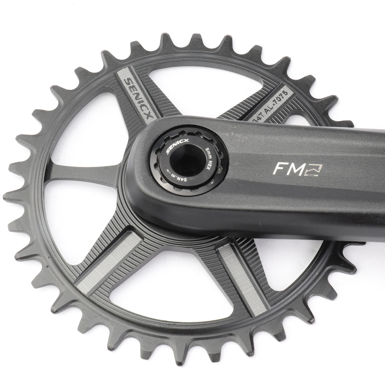 Шатуны для горного велосипеда MTB FC-FM2-A1 165/170/175 мм 30/32/34/36/38T с прямым креплением 11/12S