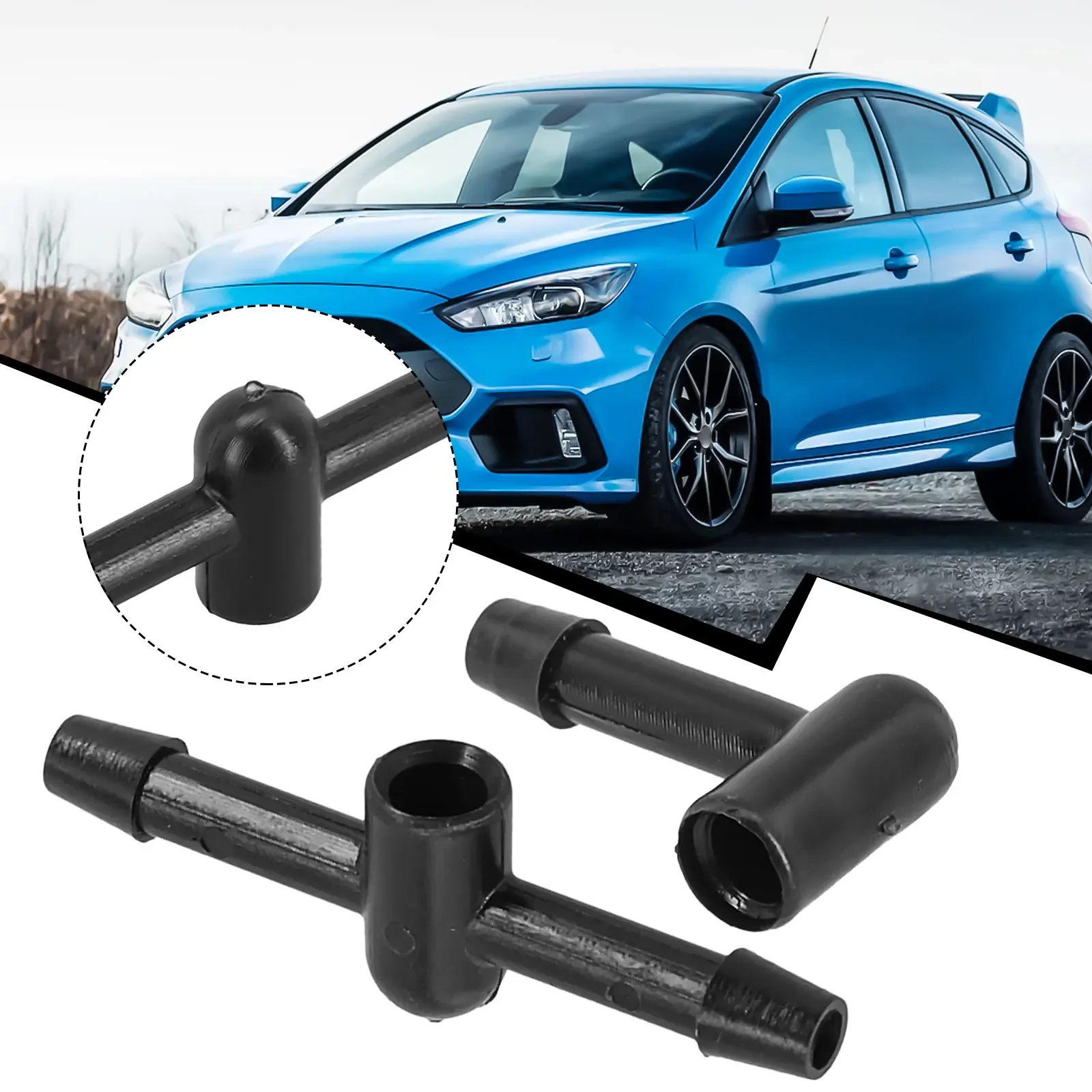 

2 шт., разъем для омывателя лобового стекла автомобиля Ford Focus MK2 2004-2011 #6680333/1300699