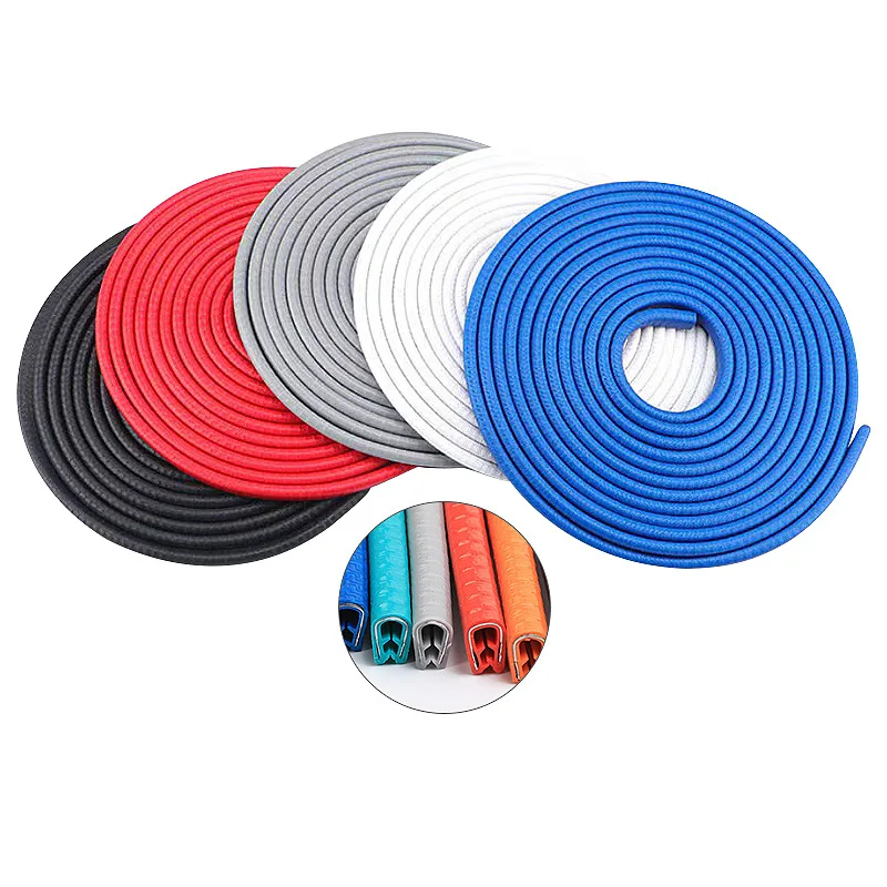 

Car Door Trips Rubber Edge Protective 5M Strips Side Doors Moldings Adhesive Scratch Protector Vehicle For Cars Auto
