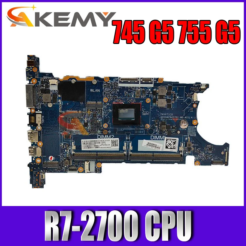 

For HP Elitebook 745 G5 Laptop Mainboard R7 PRO 2700U Motherboard L21938-001 L21938-601 100% Tested OK