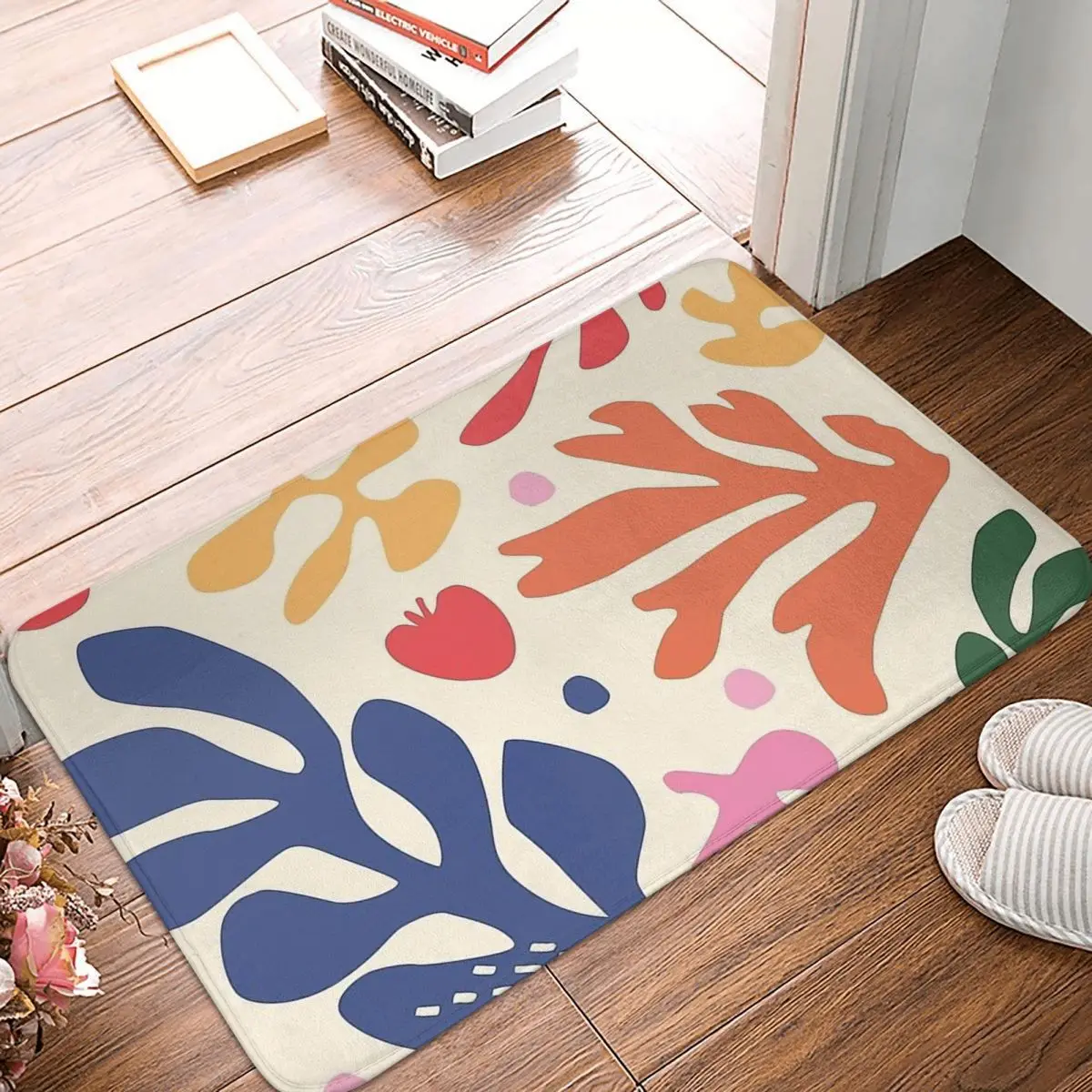 

Picasso Painting Style Non-slip Doormat Living Room Mat Matisse Flowers Art Hallway Carpet Welcome Rug Home Decorative