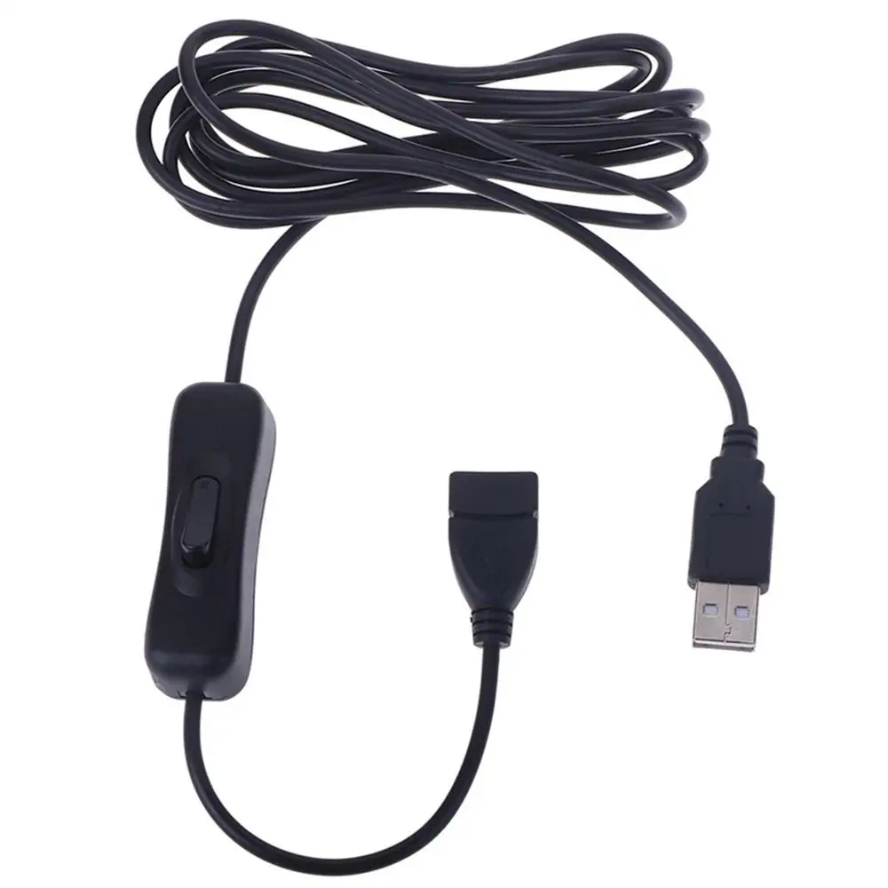 DIY прочный с переключателем USB-шнур гнездовой штекер USB-кабель расширенная линия