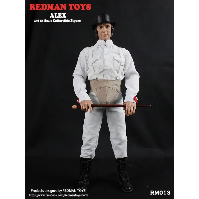 Фото REDMAN TOYS Оригинальная коллекционная фигурка-модель «Апельсиновый механический пупок» / Стэнли Кубрик, 1/6, изысканная подвижная модель солдата, подарок, коллекционная кукла №3