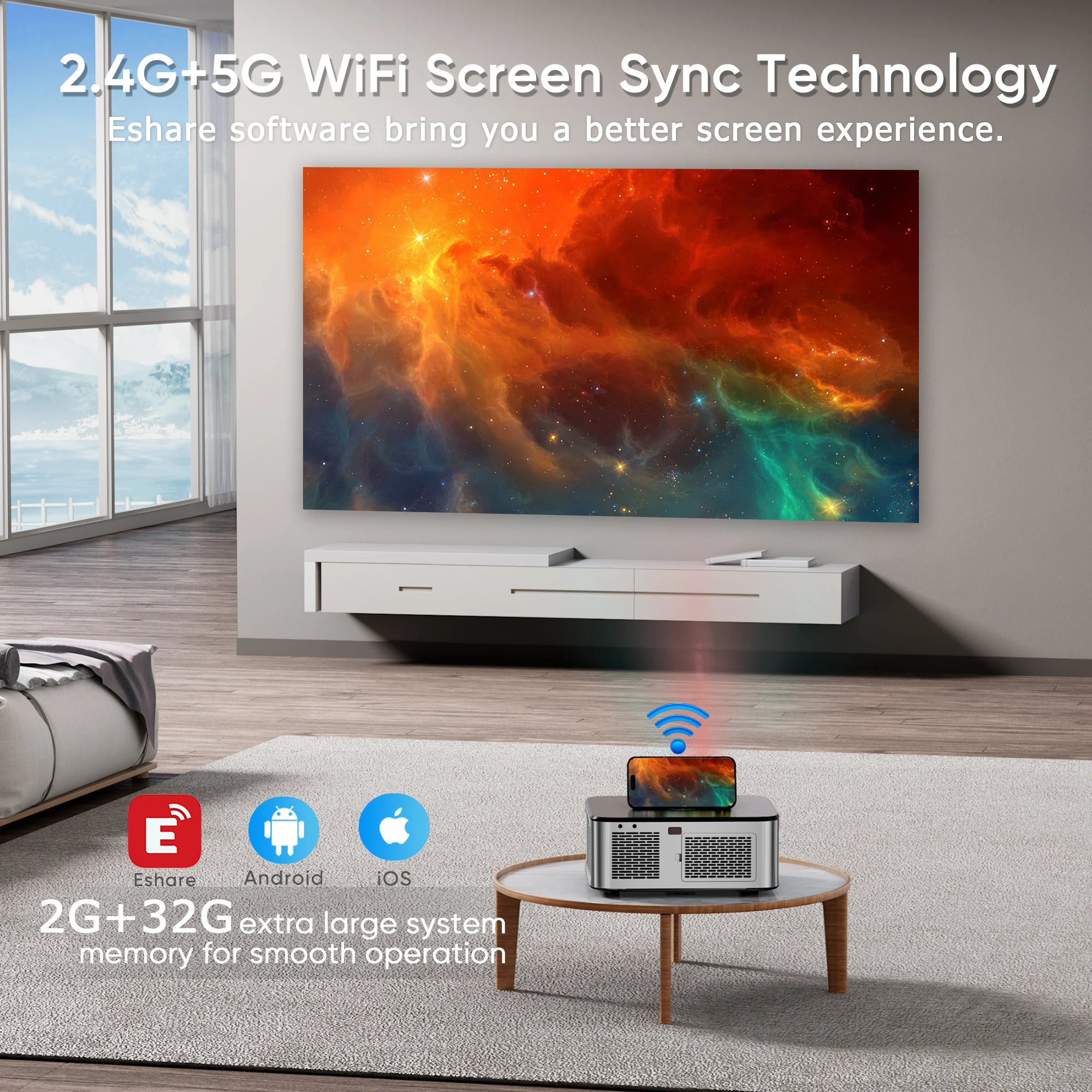Проектор HORLAT T03, 21000 люмен, 4K, Full HD 1080P 8K | AliExpress