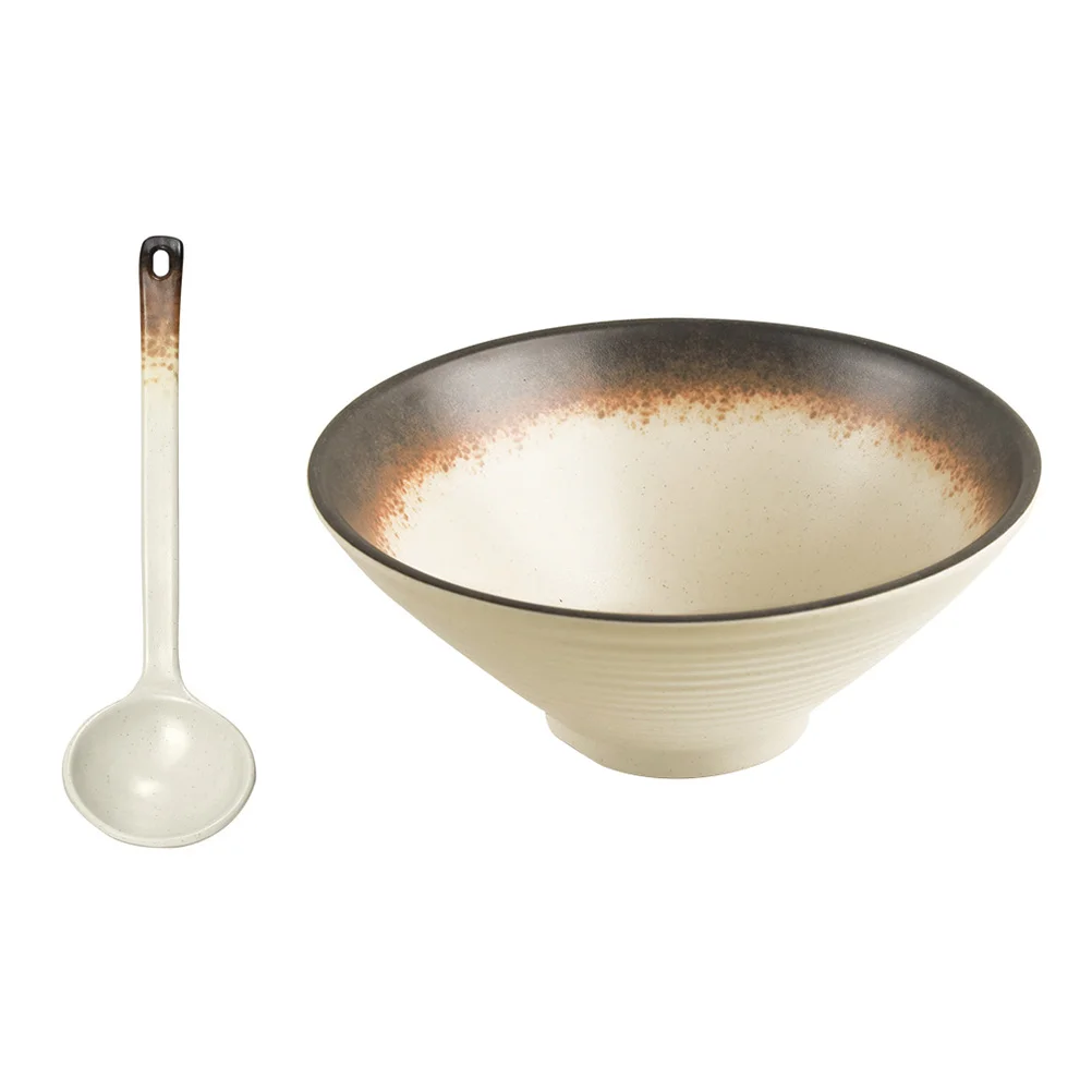 

Melamine Bowl Imitation Porcelain Noodle Bowl Ramen Bowl for Rice Soup