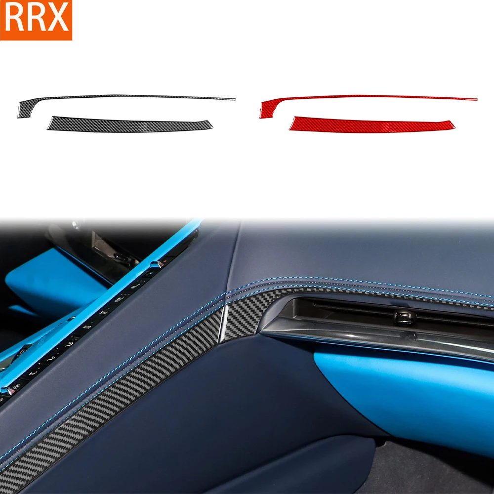 Для Chevrolet Corvette C8 Z51 Z06 2020-2023 наклейка из настоящего углеродного волокна второй