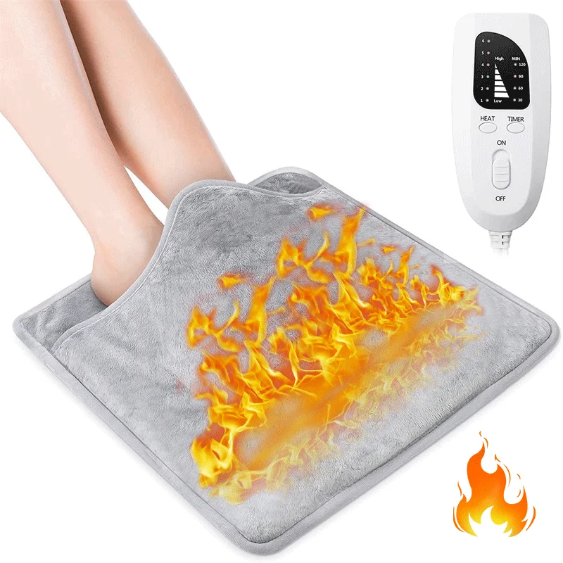 

Electric Foot Warmer Heater Heating Pad Foot Cover Warmer Feet Slippers Heating Cushion Winter Constant Temperature Supplies