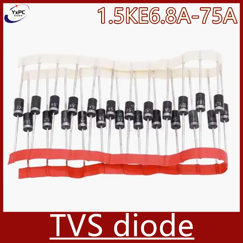 

10PCS 1.5KE6.8A 1.5KE12A 1.5KE15A 1.5KE18A 1.5KE20A 1.5KE24A 1.5KE27A 1.5KE30A 30A 24A 20A 18A 15A 12A 6.8A 6A8 TVS diode