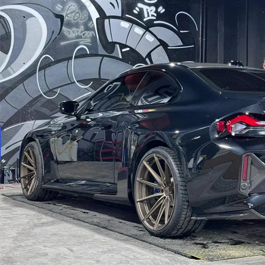 MP-стиль Canard Splitters для BMW 2 серии M2 G87 2023-2024 Боковые юбки Разветвители Cupwings Winglets Canards