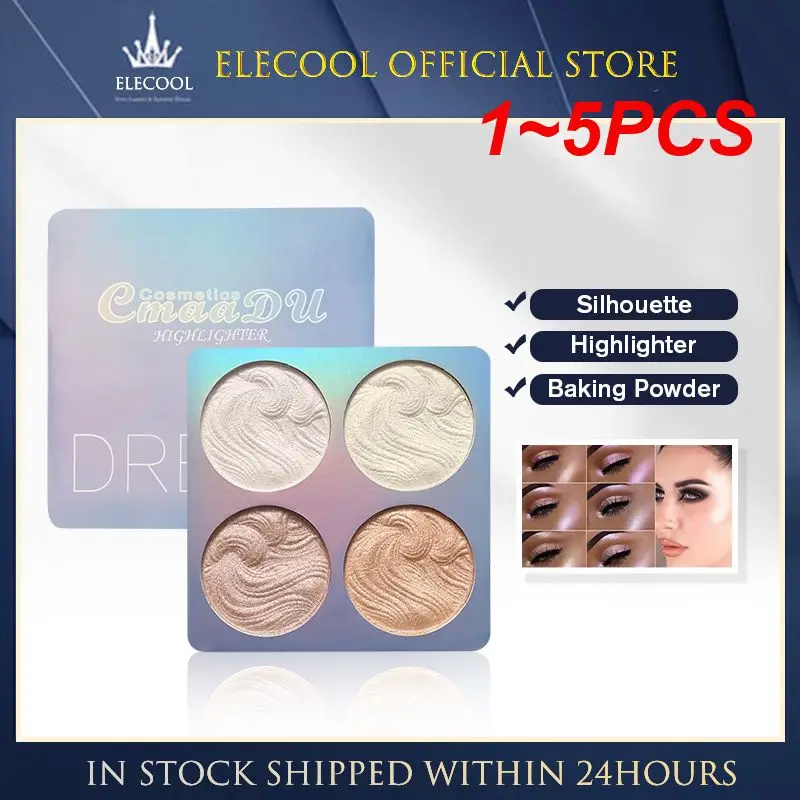 

1~5PCS Illuminator Gorgeous Glow Highlighter For Daily Use Brighten Cosmetics Trending Highlighter
