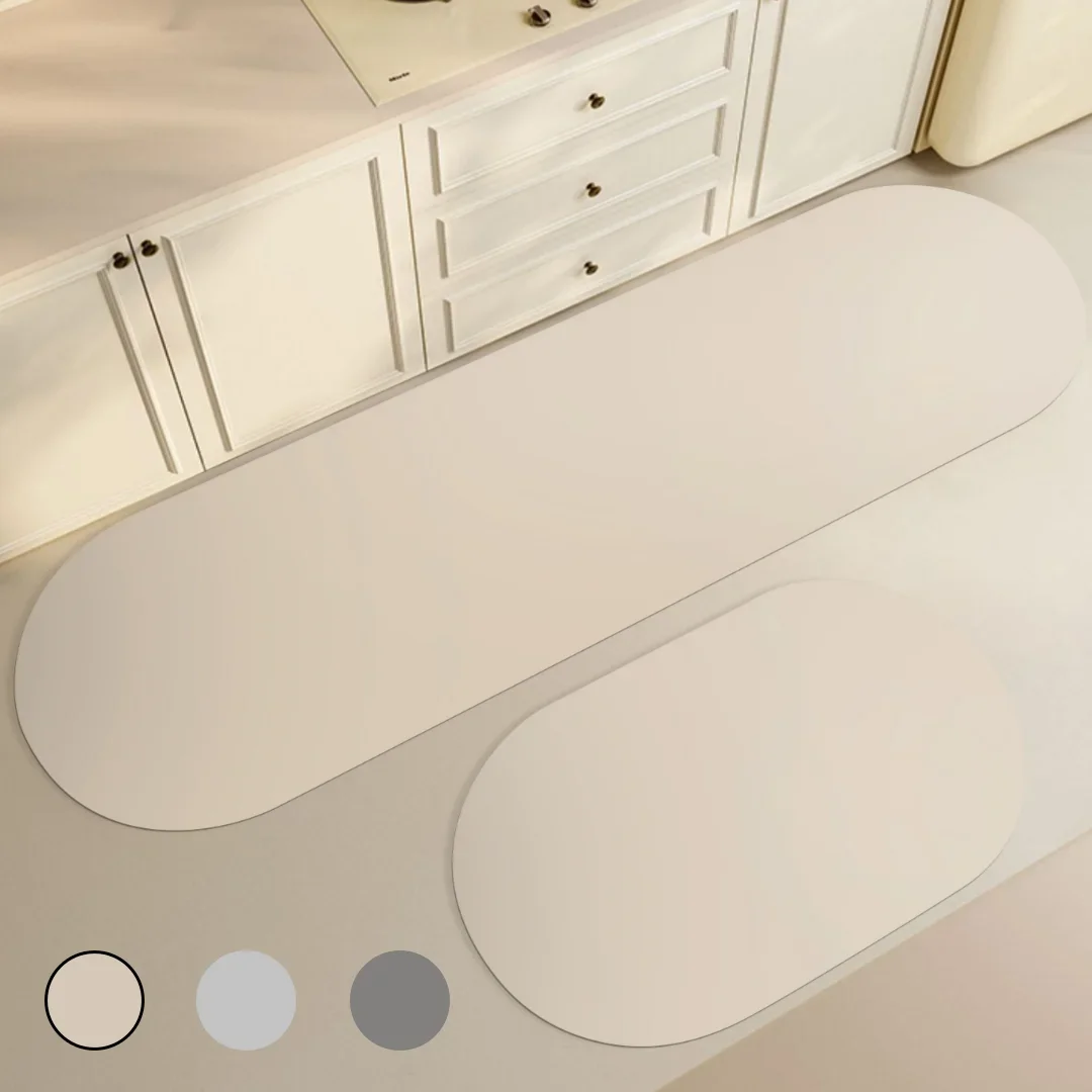 Супер впитывающий коврик однотонные коврики с диатомовой землей для кухни