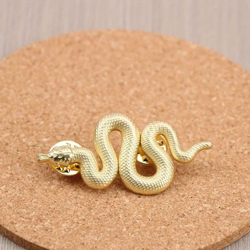 Модная золотая змея - булавка с мотивом для ювелирных изделий: идеально подходит