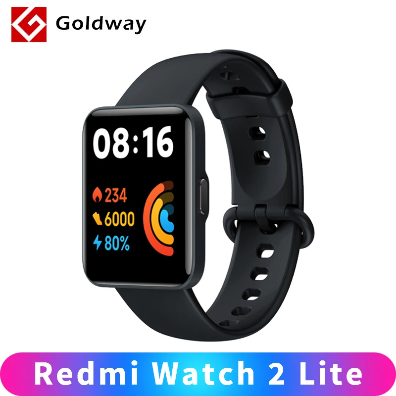 Умные часы Xiaomi Redmi Watch 2 lite умные с экраном 1 55 дюйма HD GPS Bluetooth 5 0 Смарт-часы