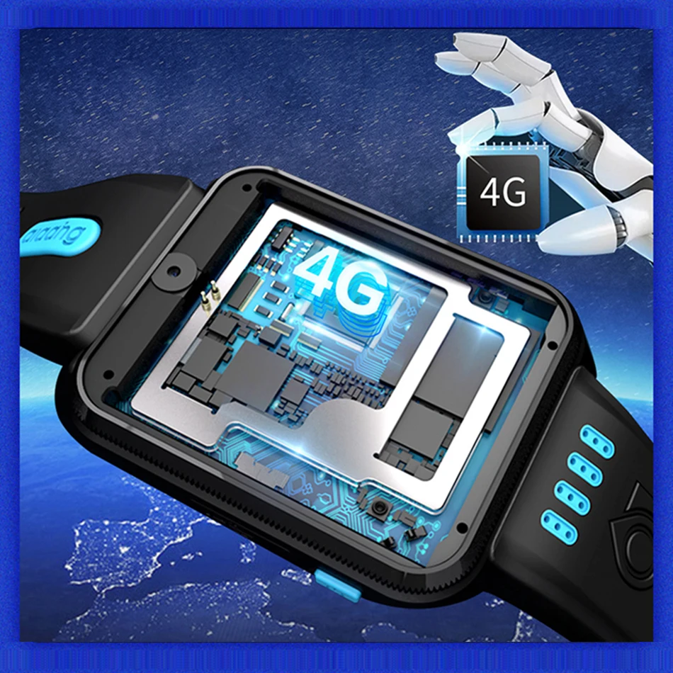 Смарт-часы W5 на Android 9 0 4G 4 ядра 8 + 16 ГБ GPS Wi-Fi |