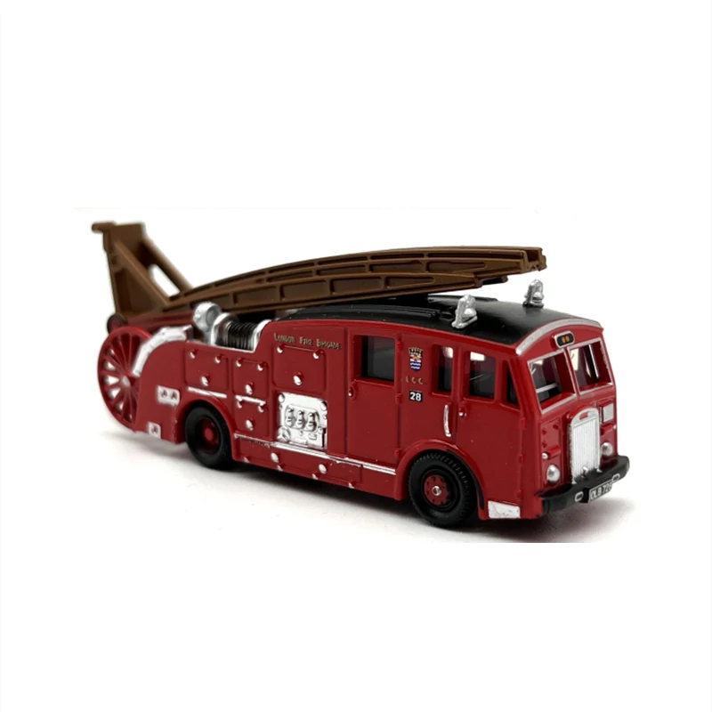 

1:120 Scale Diecast Alloy F12 London Fire Brigade Car Model Classic Nostalgia Adult Toy Collection Souvenir Gifts Static Display