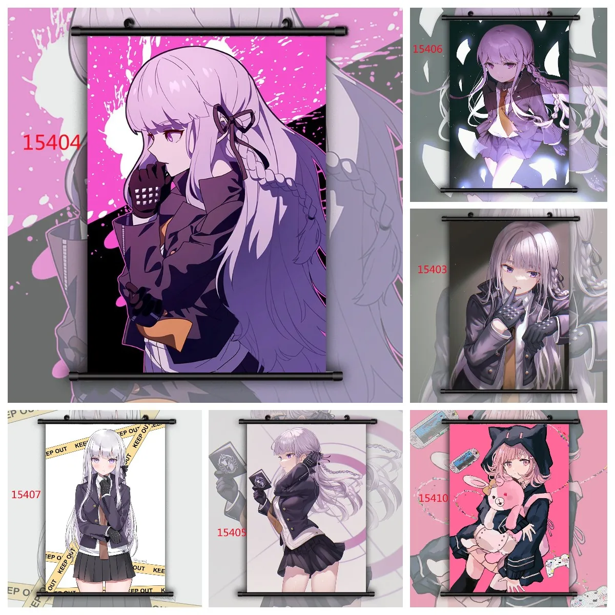 

Danganronpa Nanami Chiaki Kirigiri Kyouko Celestia Anime Posters Canvas Painting Wall Decor Posters Wall Art Picture Home Decor