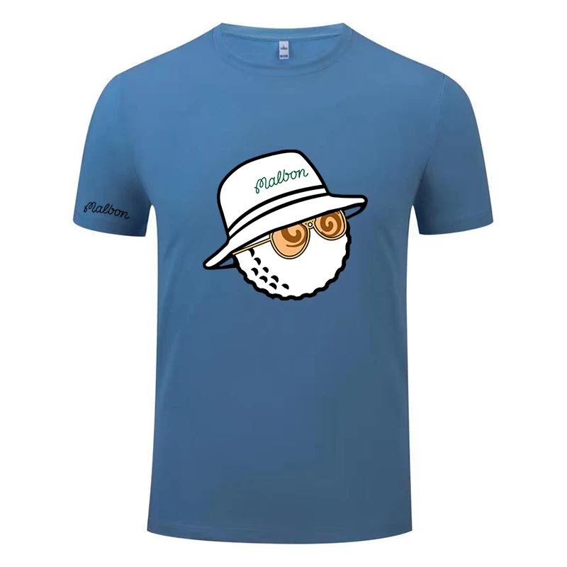 Golf T-shirt Men's and Women's 2023 Summer Cotton Tees Golf Tops Golf Bucket Hat Short Sleeve Fashion Couple Loose Golf Clothing