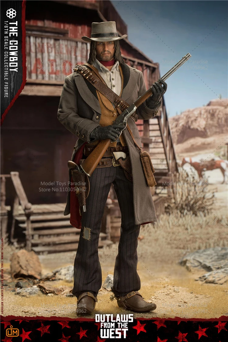 Фото LIMTOYS LIM011 1/6 Коллекционные игрушки John Marston Redemption Western Cowboy с двойной головкой 12 дюймов Фигурка Модель Подарки для фанатов №3