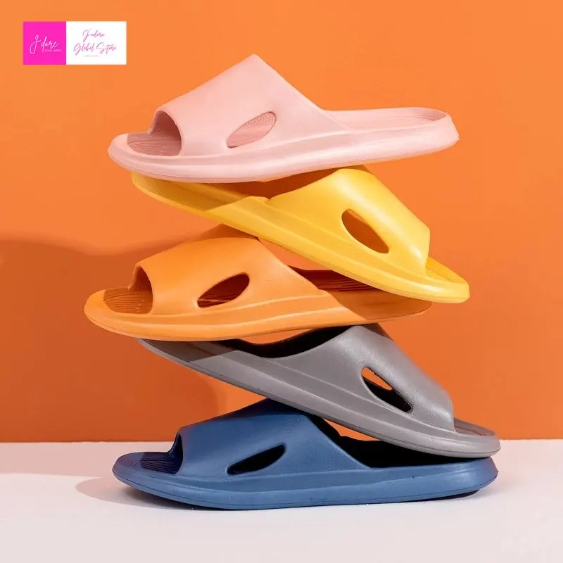 Thick Platform Women Bathroom Home Slippers Cloud Slippers Soft Sole EVA Indoor Slides Sandals Summer Non-slip Flip Flops