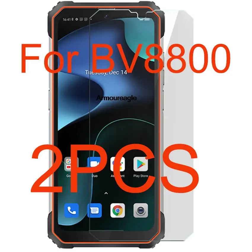 2 шт. для blackview bv8800 защитная пленка из закаленного стекла на blackviewbv8800 экрана