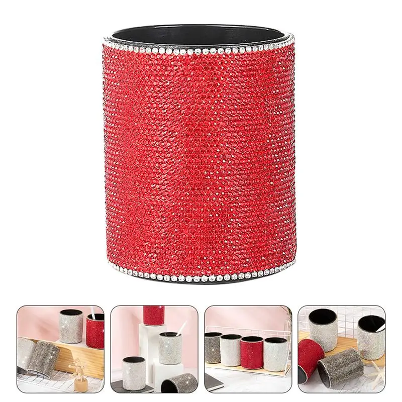 

1PC Portable Durable Creative Bling Practical Pen Holder Pen Organizer Pen Cup for Makeup Pen Pencil Decoration Storage
