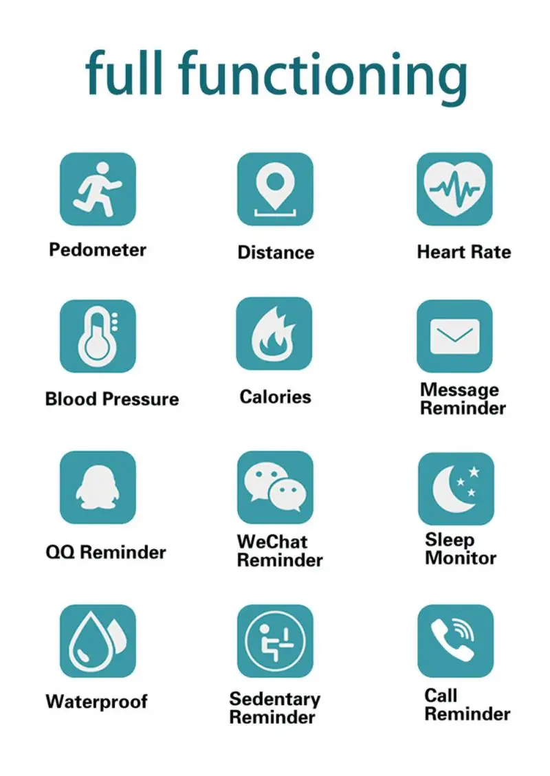 Смарт-браслет M6 фитнес-трекер монитор сердечного ритма и артериального давления