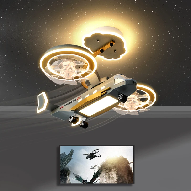 

Led Art Chandelier Pendant Lamp Ceiling Fan Light Without Blades Bedroom With Lighting Living Room Decorative