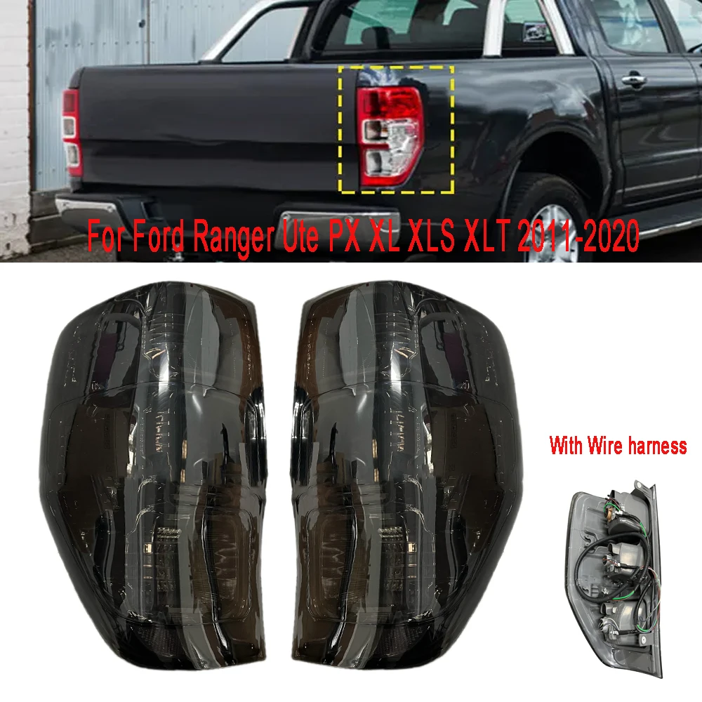 2 шт. левый и правый задний фонарь стоп-сигнал для Ford Ranger Ute PX XL XLS XLT 2011-2018 дымчатый