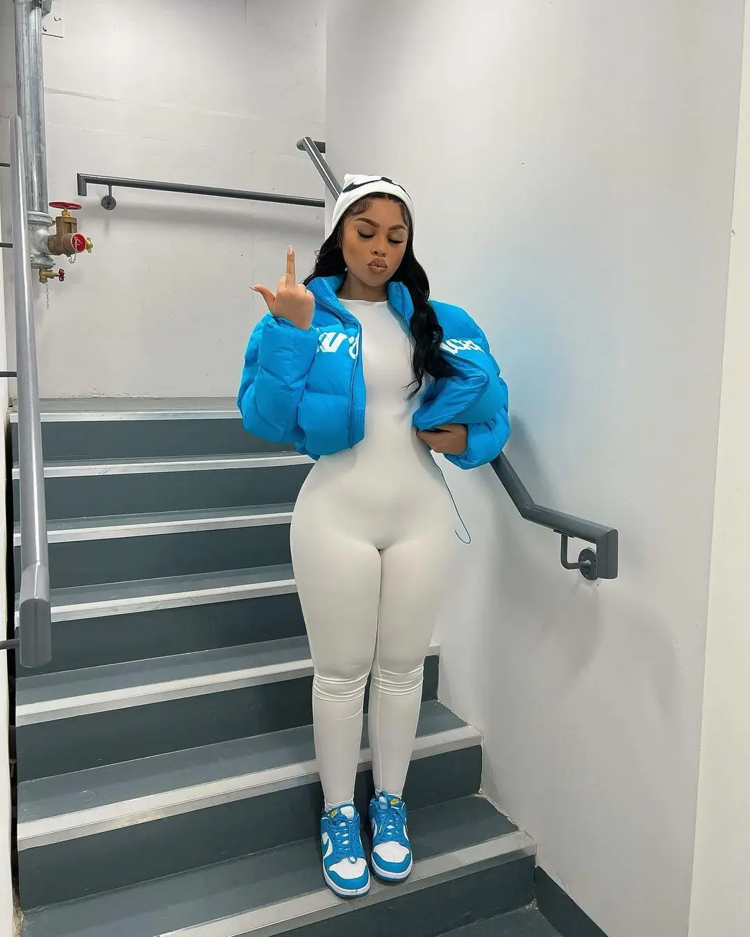 Bubble Puffer Coats Crop Jacket Casual Thick Warm Down Cropped Coat 2022 Women Y2K Clothes Streetwear Letter Winter Jakcets