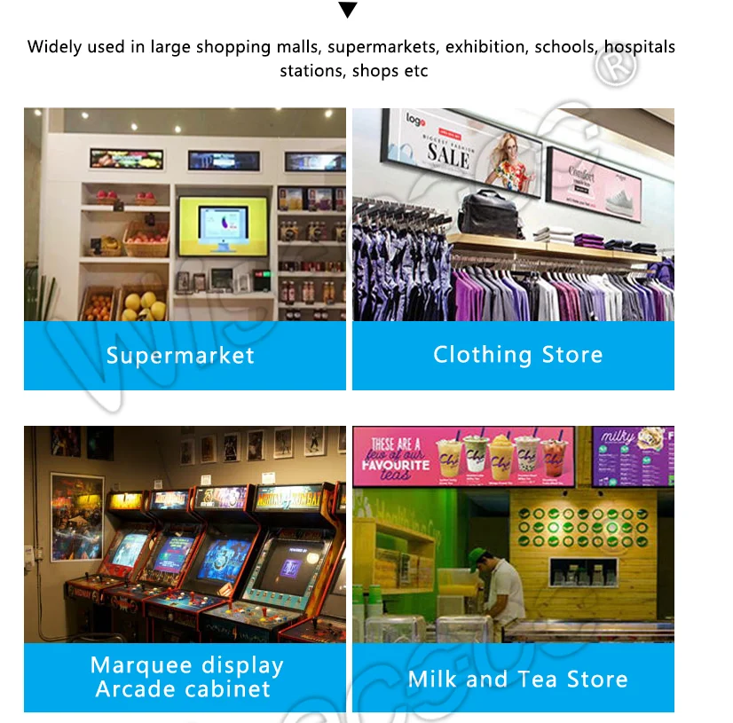 ЖК-дисплей 24 дюйма 1920x360 растягивающийся стержень ультра широкий дисплей для