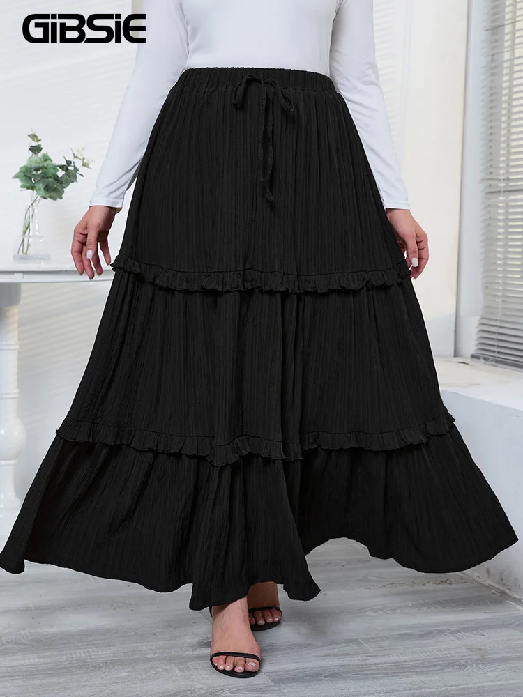 Рисунок 4 - Юбка-макси Женская трапециевидная с узлом спереди