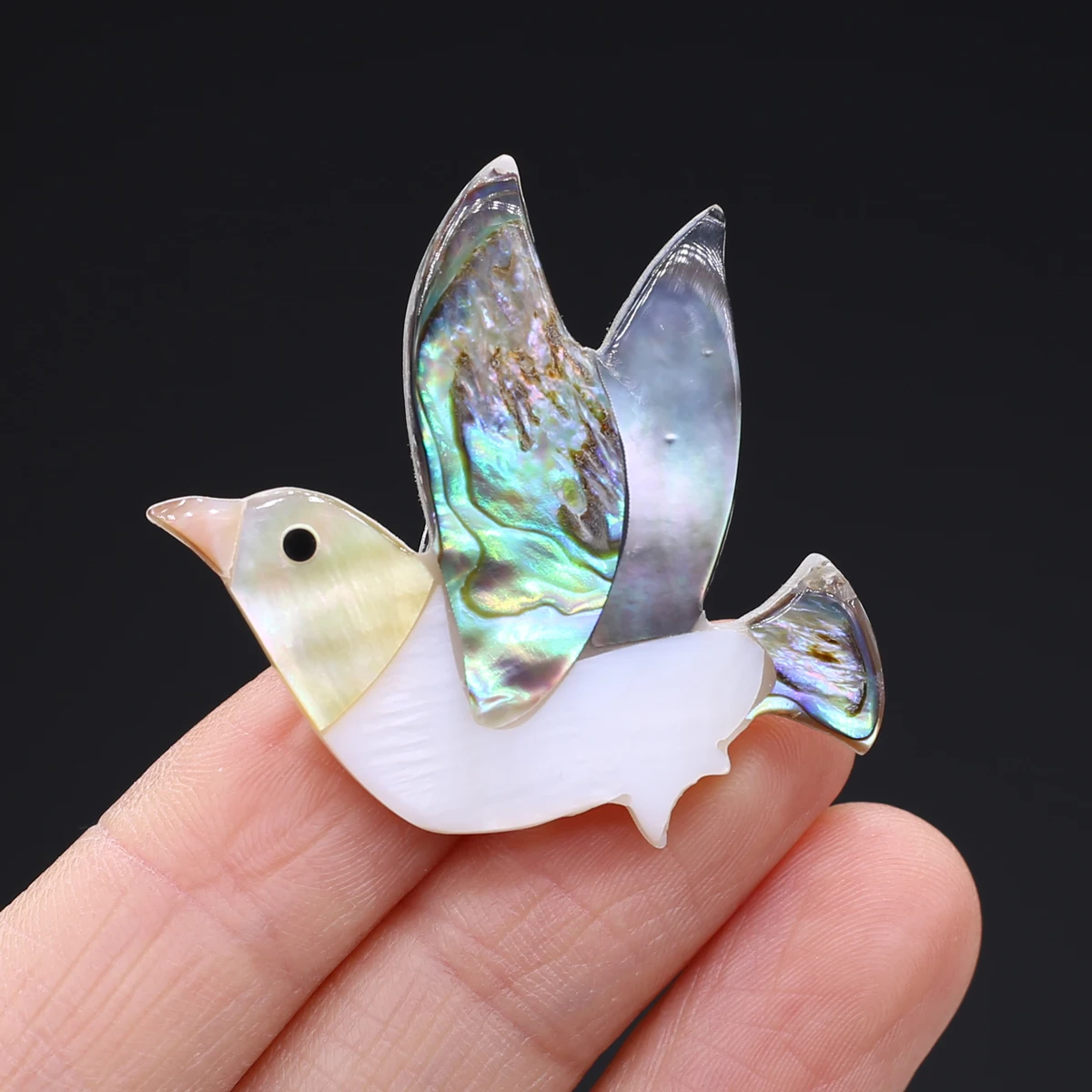 

Women Brooch Pin Natural Shell Birds-Shaped Brooches For Jewelry Making DIY Necklace Wedding Accessory Droppshing