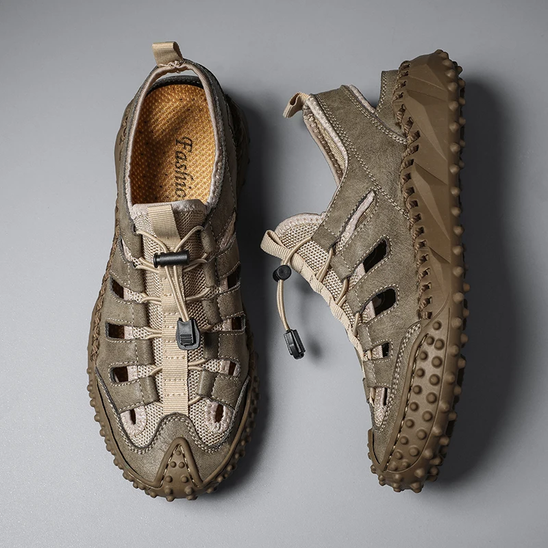 2022 новые мужские летние сандалии удобная повседневная обувь больших размеров на