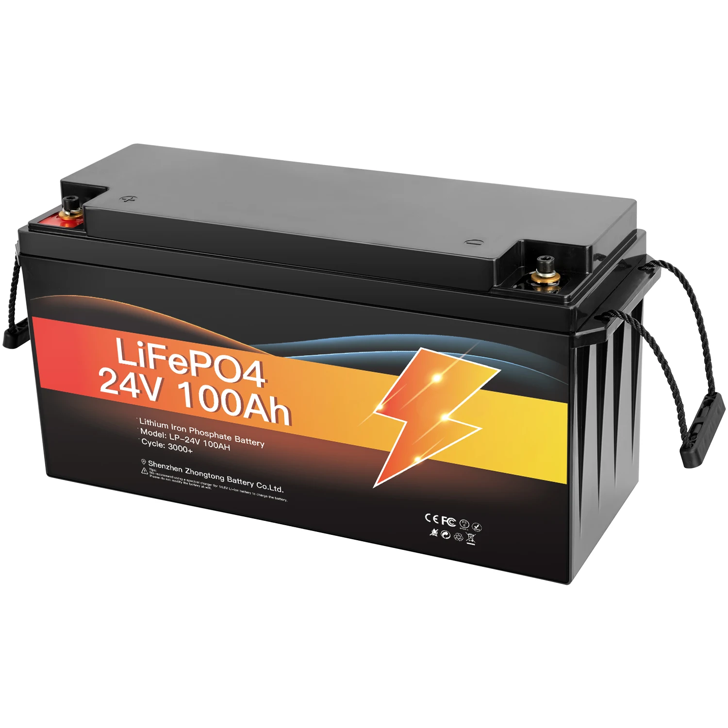 Lifepo4 24V 100Ah 2.5kwh Lithium Iron Phosphate Battery with BMS for Solar Energy Storage Home Application Electric Forklift | Электроника