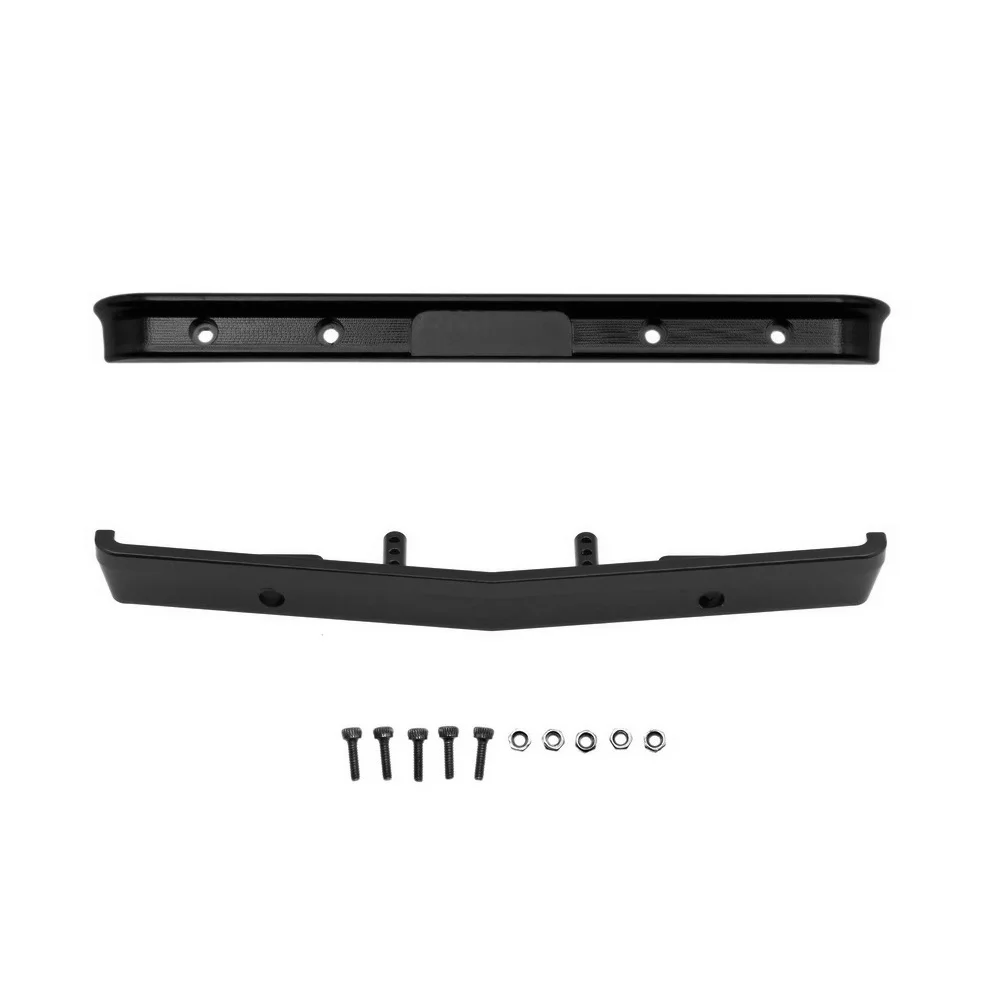 

Для Axial SCX24 AXI00001 Chevrolet C10 1/24 RC Гусеничный автомобиль металлический передний и задний бампер обновленные детали аксессуары, 2