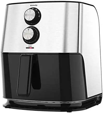

Quarts Air Fryer Oven, 1700W Oilless Cooker with Detachable Dishwasher Safe Basket and Easy Use Knobs for Roasting, Air Frying,